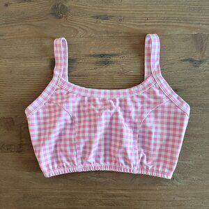 Year of Ours Gingham Bra Top